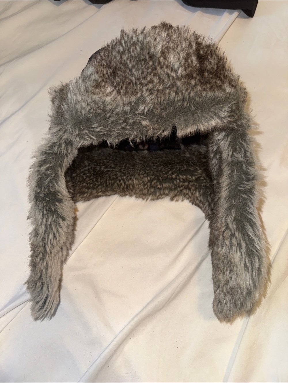 Weatherproof Black Faux Fur Trapper Hat